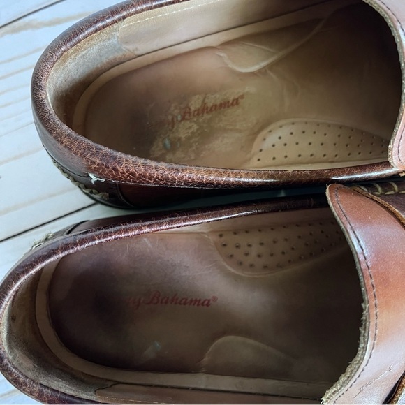 Tommy Bahama Men’s Leather Finlay Penny Loafers Shoes Size 10M - Picture 6 of 6